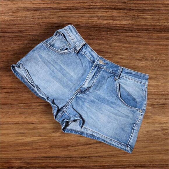 Windsor Stretch Denim Short Shorts - Picture 1 of 4